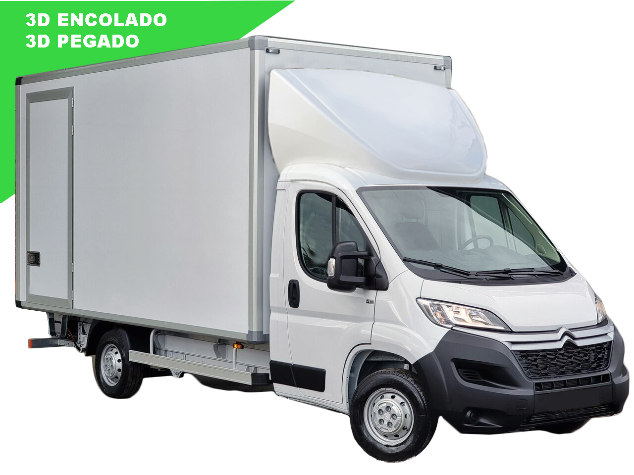 Deflector 3D integral encolado Citroen Jumper 2006 - 75 cm