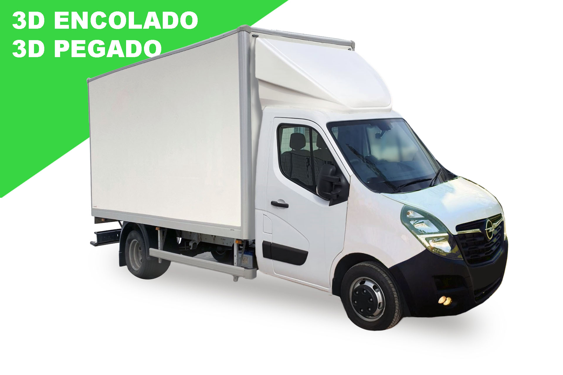 Deflector 3D integral encolado Opel Movano 2011 - 75 cm