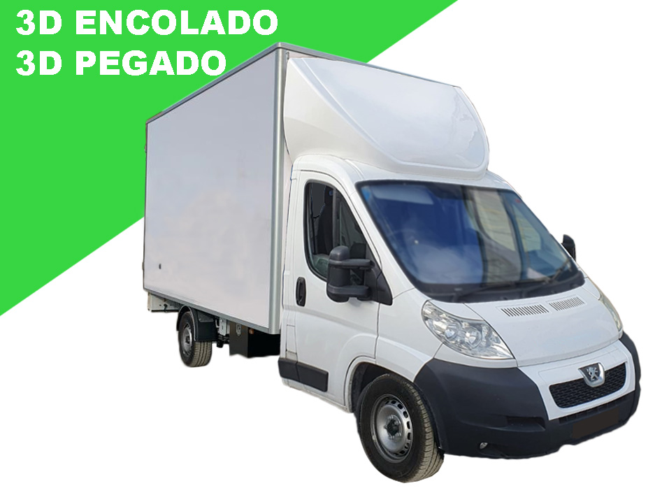 Deflector 3D integral encolado Peugeot Boxer - 80 cm