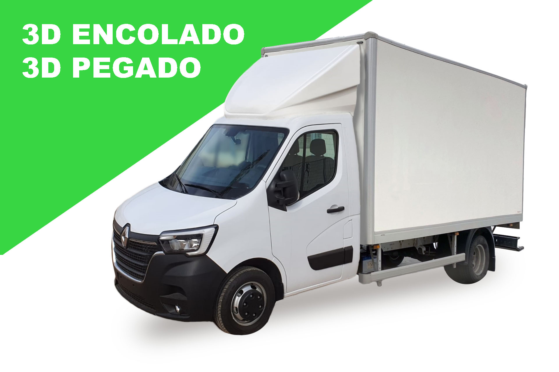 Deflector 3D integral encolado Renault Master 2010 - 75 cm