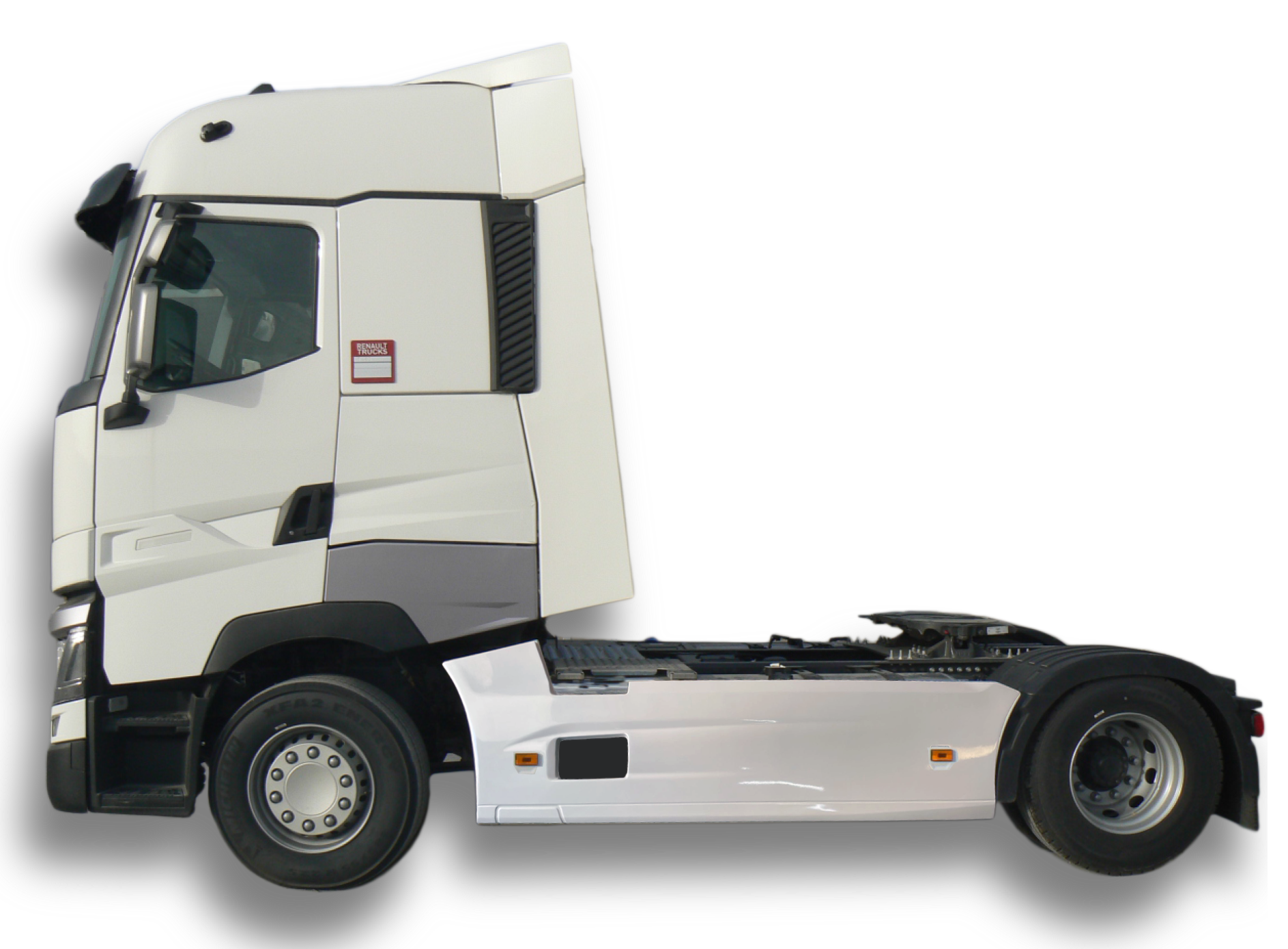 Carenado abatible Renault T -Euro 6 -peldaños visibles-tapa cuadrada