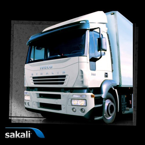 Deflector Iveco Stralis AD Techo bajo-Sin litera- Integral 85 cm.