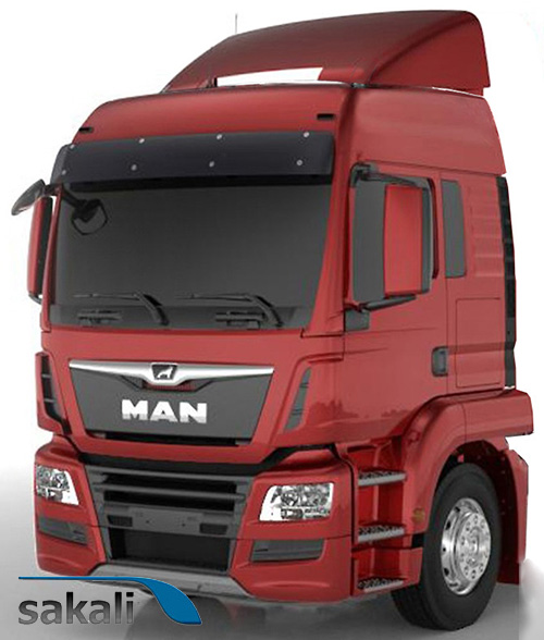 Deflector Regulable Man TGL Cabina LX techo alto, con litera